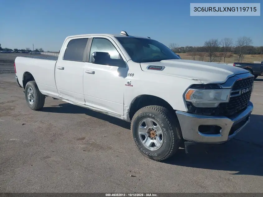 RAM 2500 2022, VIN 3C6UR5JLXNG119715