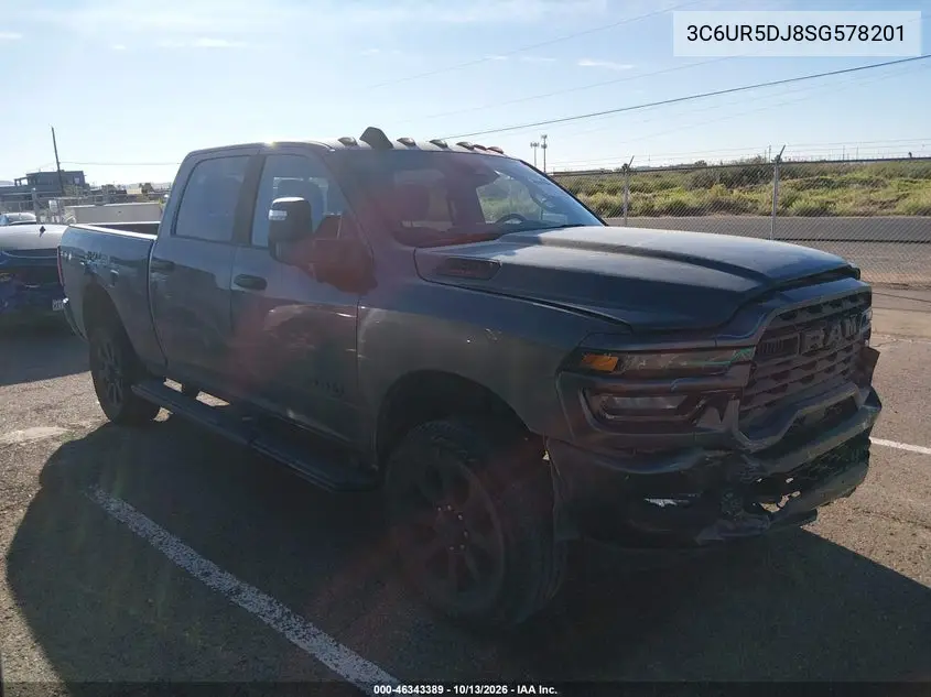 RAM 2500 2025, VIN 3C6UR5DJ8SG578201