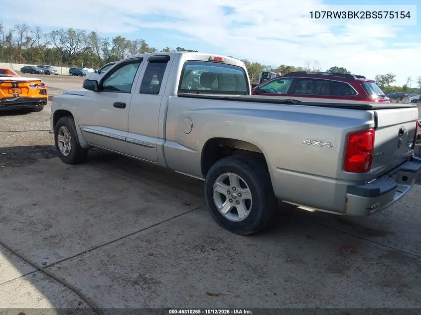 2011 RAM DAKOTA VIN 1D7RW3BK2BS575154 — фото 3