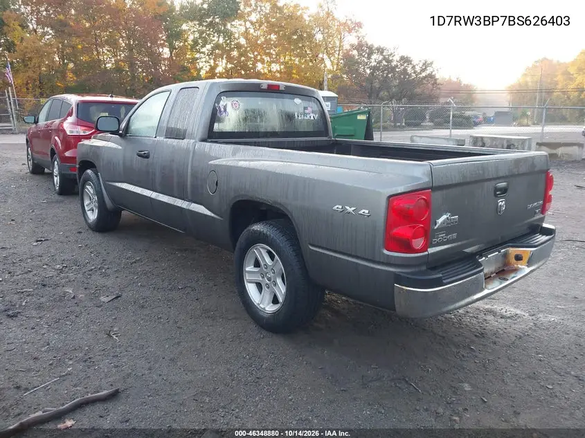 2011 RAM DAKOTA VIN 1D7RW3BP7BS626403 — фото 3