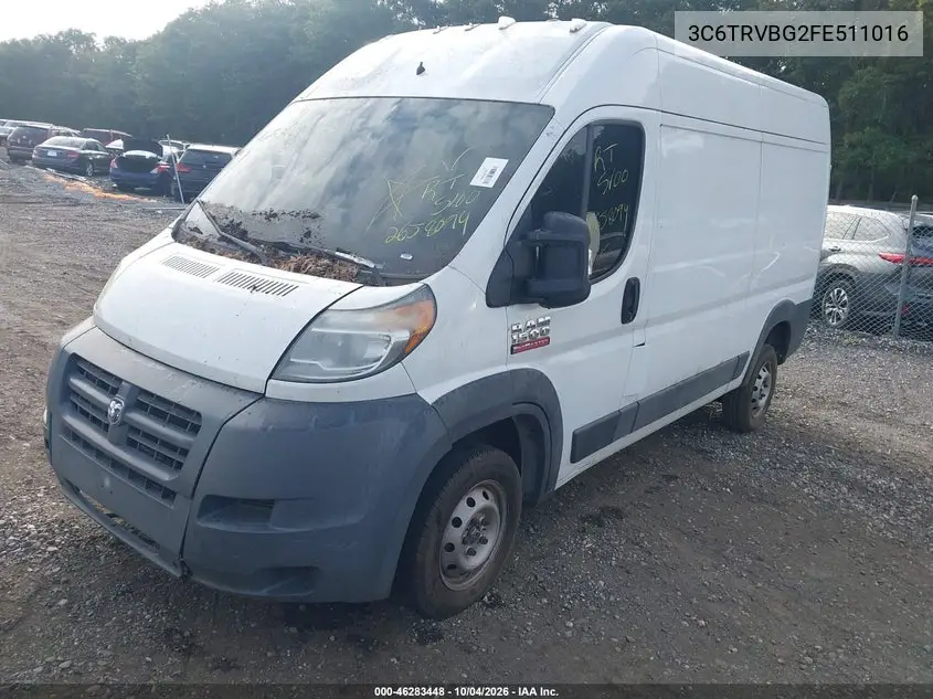 2015 RAM PROMASTER CITY VIN 3C6TRVBG2FE511016 — фото 2