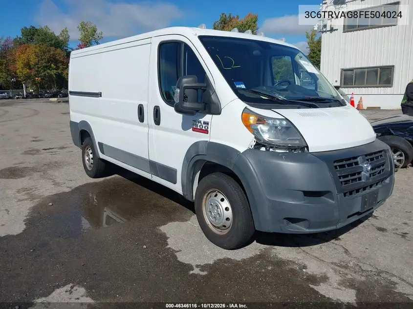 RAM PROMASTER CITY 2015, VIN 3C6TRVAG8FE504024