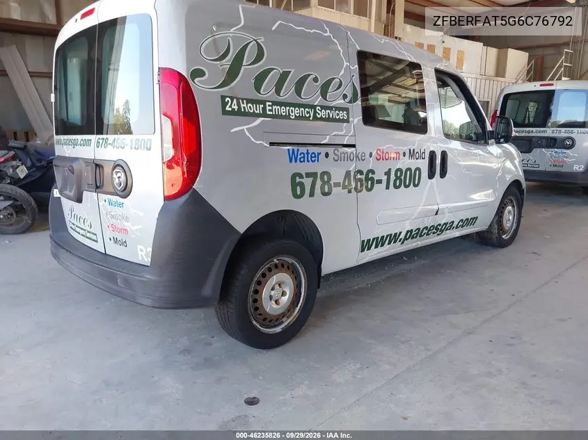 2016 RAM PROMASTER CITY VIN ZFBERFAT5G6C76792 — фото 4