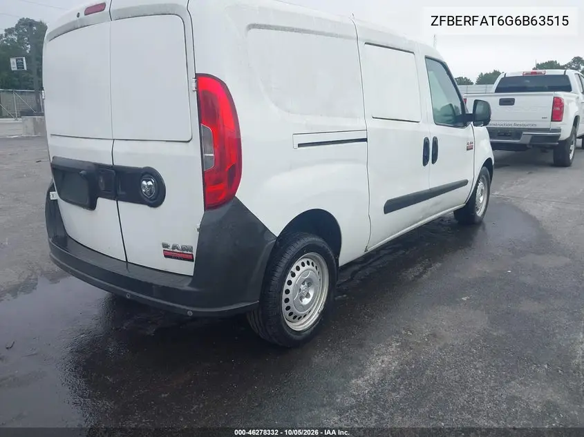 2016 RAM PROMASTER CITY VIN ZFBERFAT6G6B63515 — фото 4