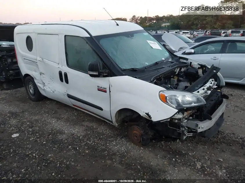 RAM PROMASTER CITY 2017, VIN ZFBERFAB9H6E35838