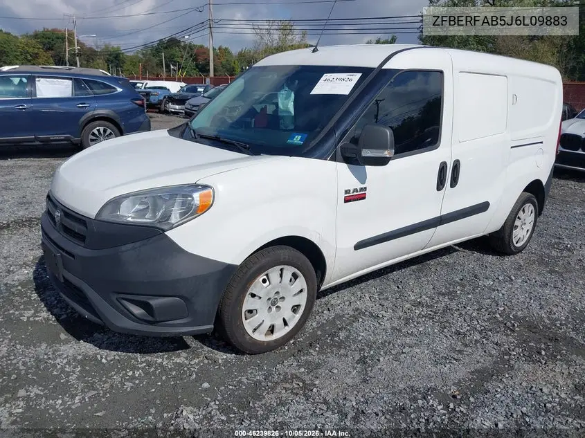 2018 RAM PROMASTER CITY VIN ZFBERFAB5J6L09883 — фото 2