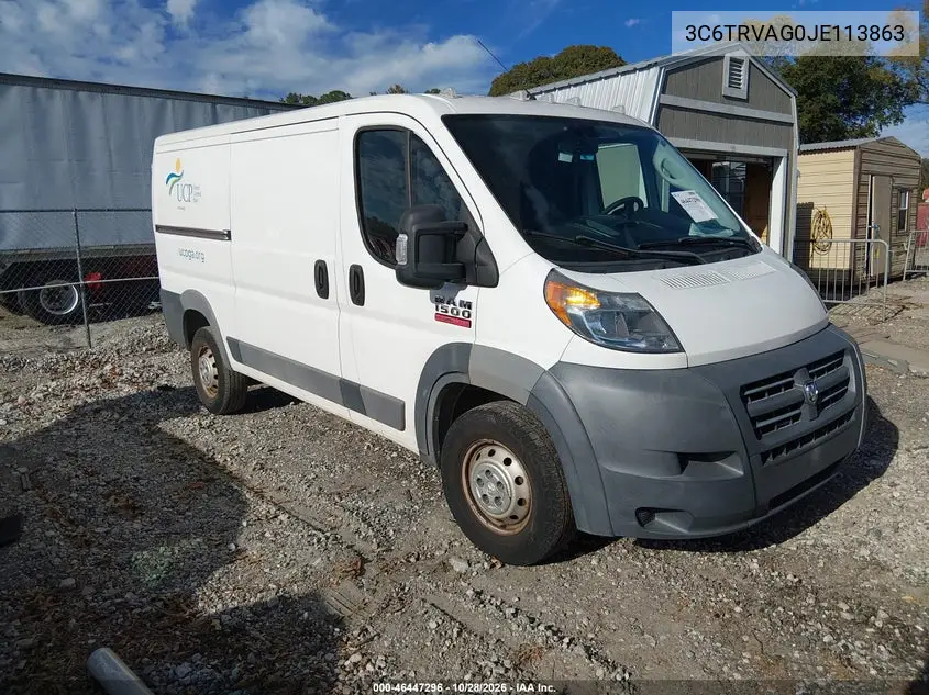 RAM PROMASTER CITY 2018, VIN 3C6TRVAG0JE113863