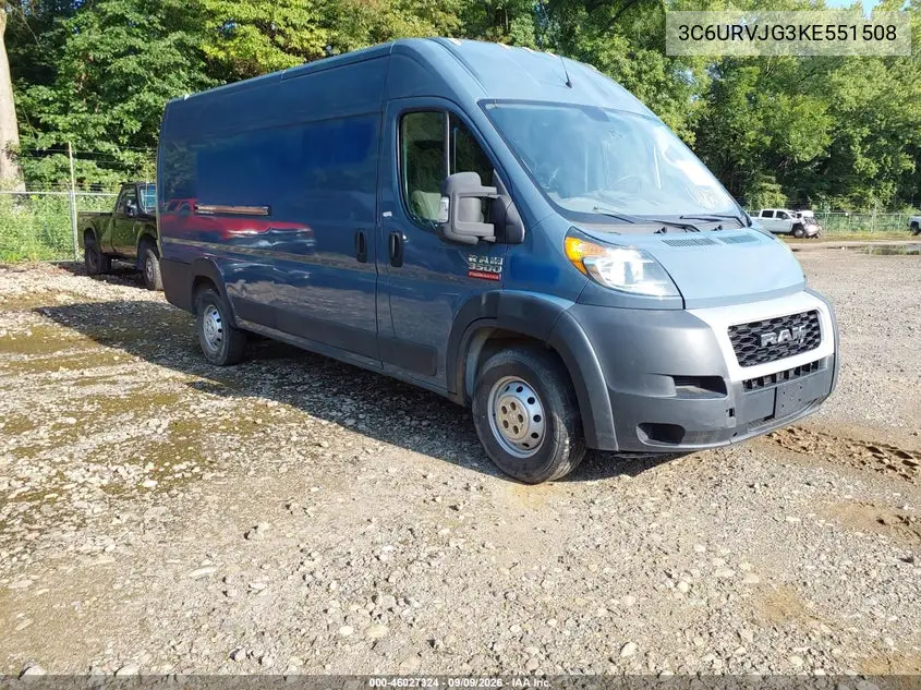 RAM PROMASTER CITY 2019, VIN 3C6URVJG3KE551508