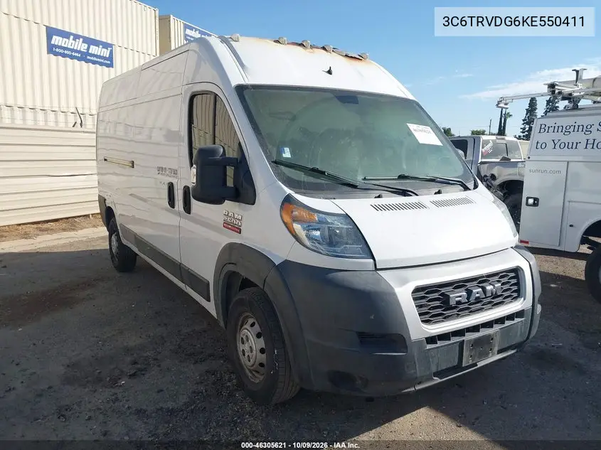RAM PROMASTER CITY 2019, VIN 3C6TRVDG6KE550411