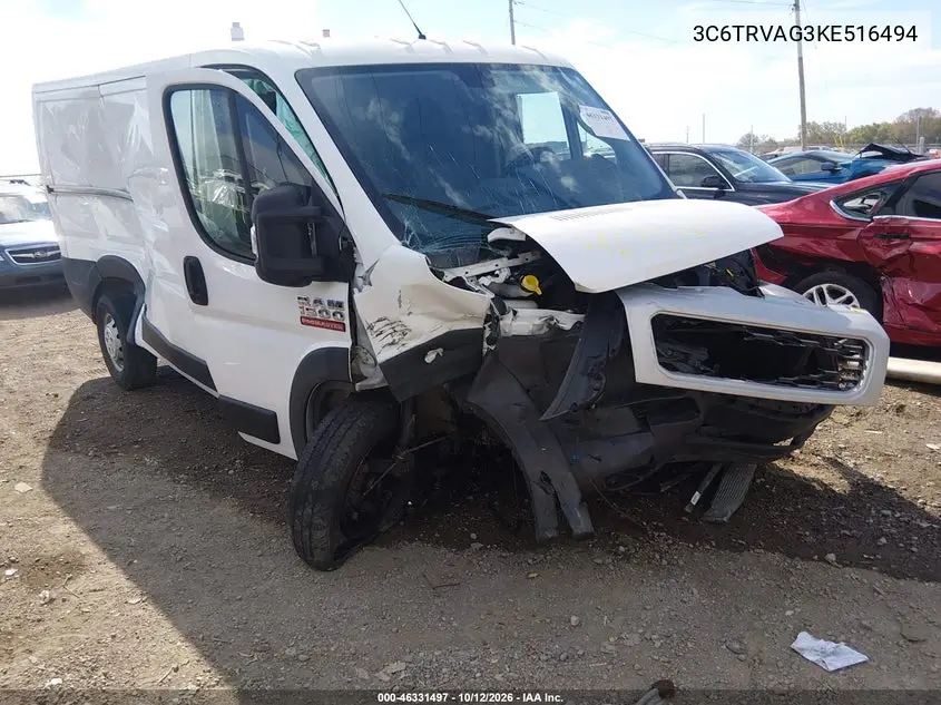 RAM PROMASTER CITY 2019, VIN 3C6TRVAG3KE516494
