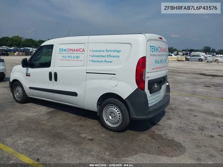 2020 RAM PROMASTER CITY VIN ZFBHRFAB7L6P43576 — фото 3