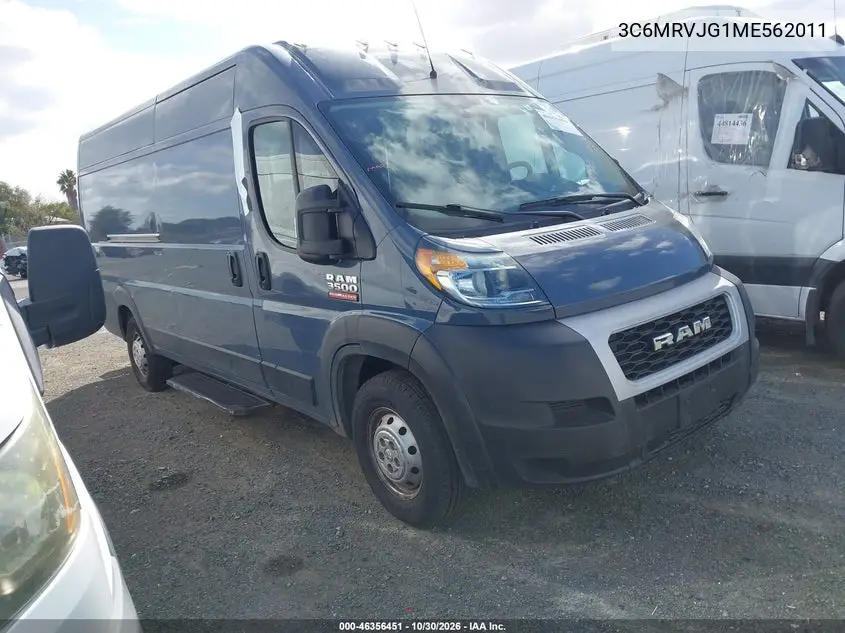 RAM PROMASTER CITY 2021, VIN 3C6MRVJG1ME562011