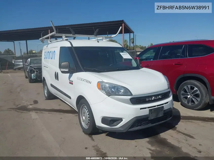 RAM PROMASTER CITY 2022, VIN ZFBHRFAB5N6W38991