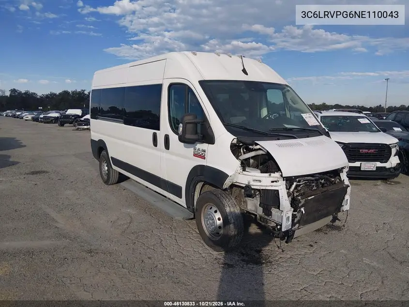 RAM PROMASTER CITY 2022, VIN 3C6LRVPG6NE110043