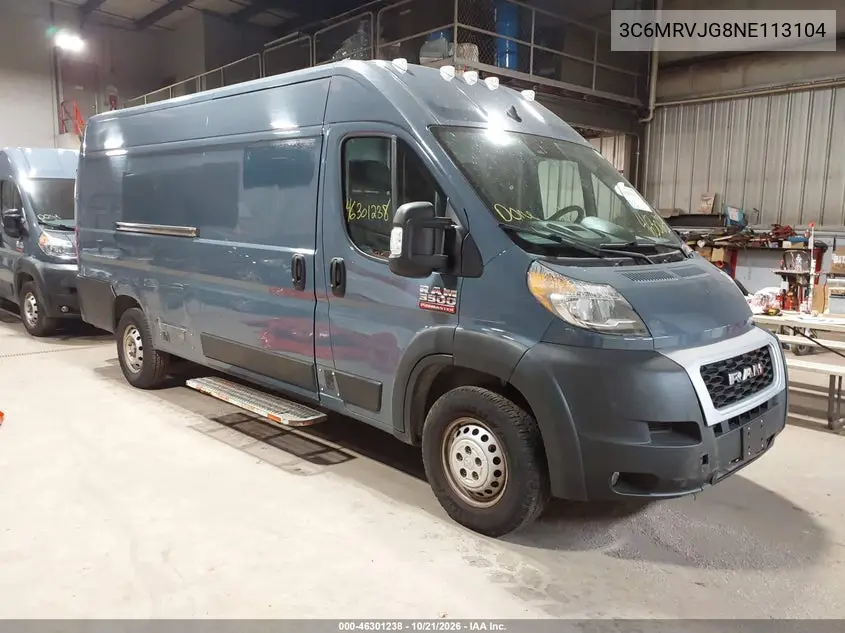 RAM PROMASTER CITY 2022, VIN 3C6MRVJG8NE113104