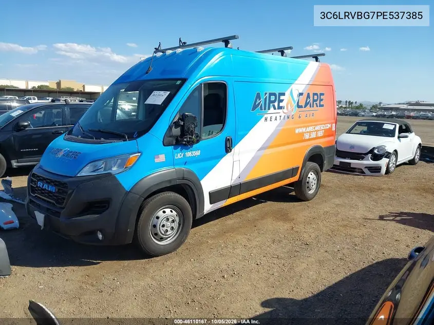 2023 RAM PROMASTER CITY VIN 3C6LRVBG7PE537385 — фото 2