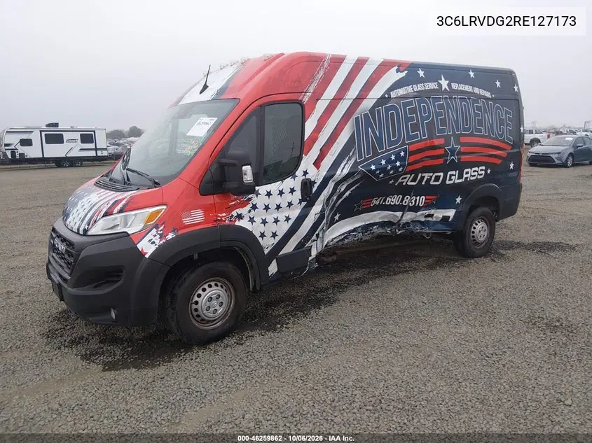 2024 RAM PROMASTER CITY VIN 3C6LRVDG2RE127173 — фото 2