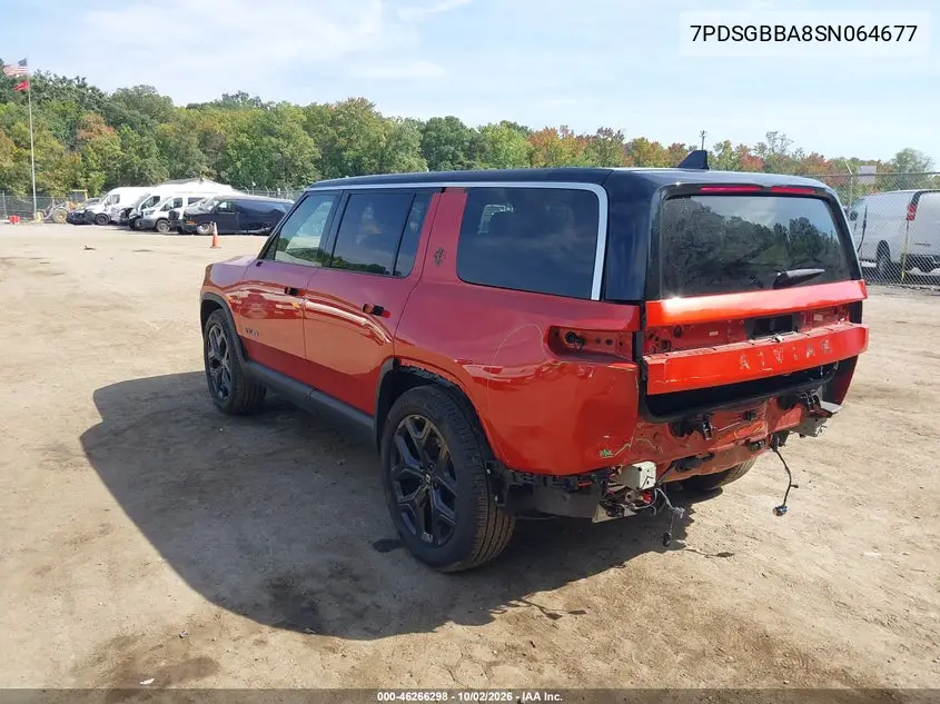 2025 RIVIAN R1S VIN 7PDSGBBA8SN064677 — фото 3