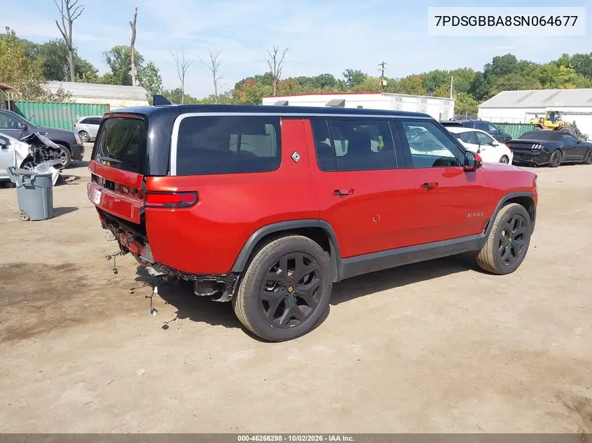 2025 RIVIAN R1S VIN 7PDSGBBA8SN064677 — фото 4