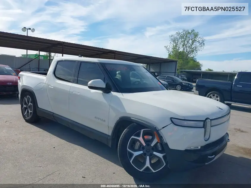 RIVIAN R1T 2023, VIN 7FCTGBAA5PN025527