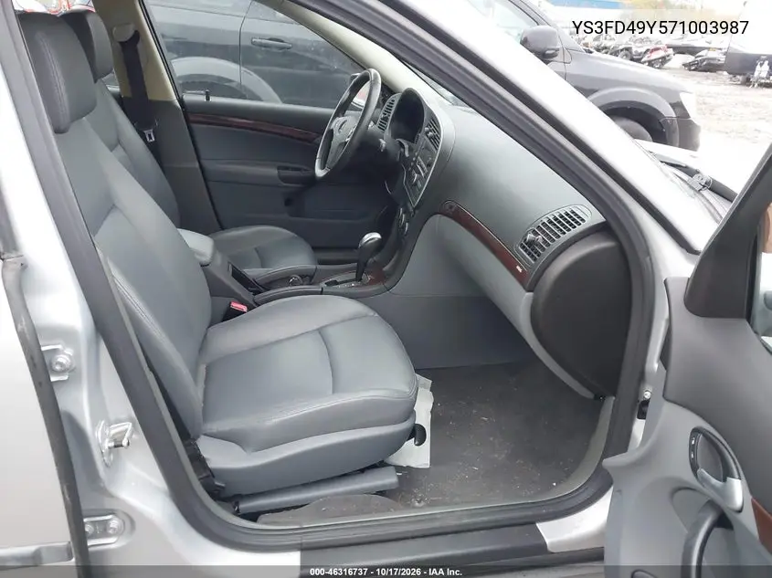 2007 SAAB 9-3 VIN YS3FD49Y571003987 — фото 5