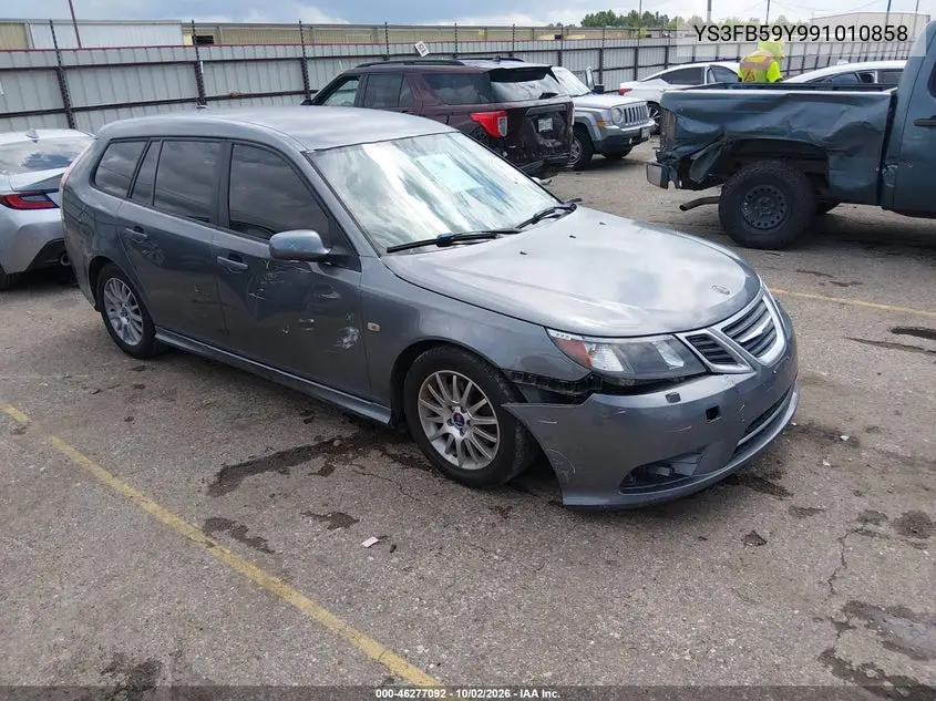 SAAB 9-3 2009, VIN YS3FB59Y991010858