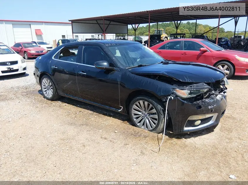 SAAB 9-5 2010, VIN YS3GR4BJ6A4002811