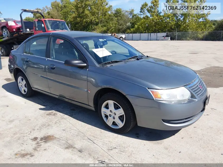 SATURN ION 2006, VIN 1G8AJ55F76Z142369