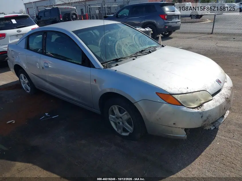 SATURN ION 2006, VIN 1G8AN15F86Z158125