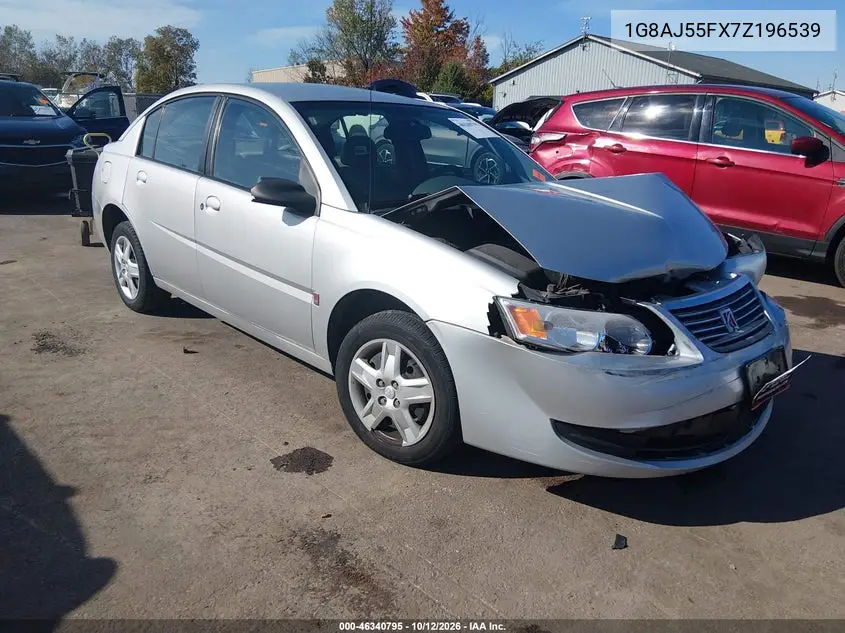 SATURN ION 2007, VIN 1G8AJ55FX7Z196539