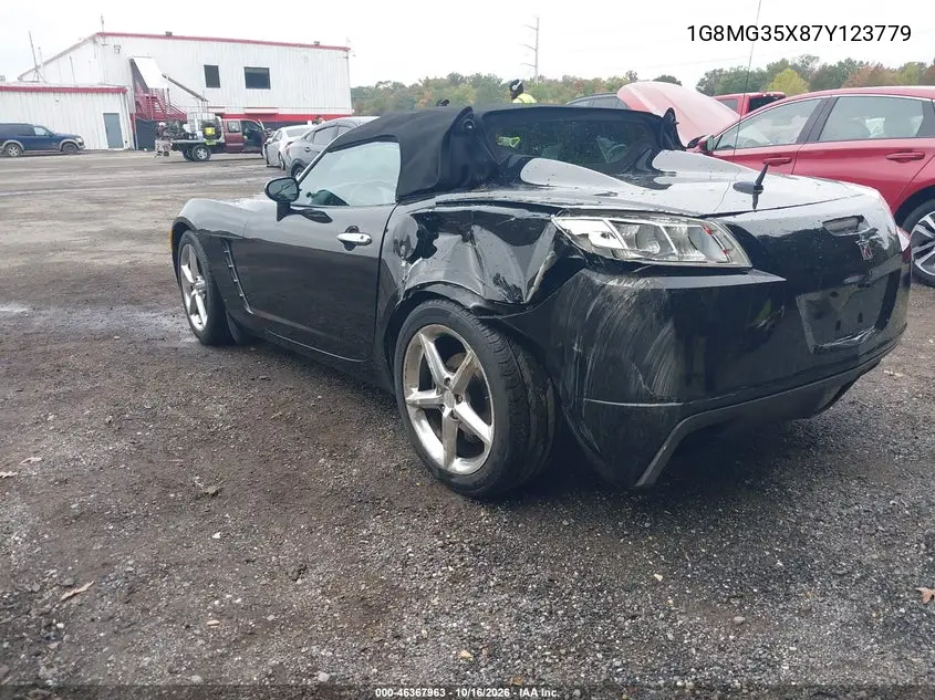 2007 SATURN SKY VIN 1G8MG35X87Y123779 — фото 3
