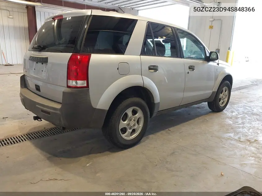 2004 SATURN VUE VIN 5GZCZ23D94S848366 — фото 4
