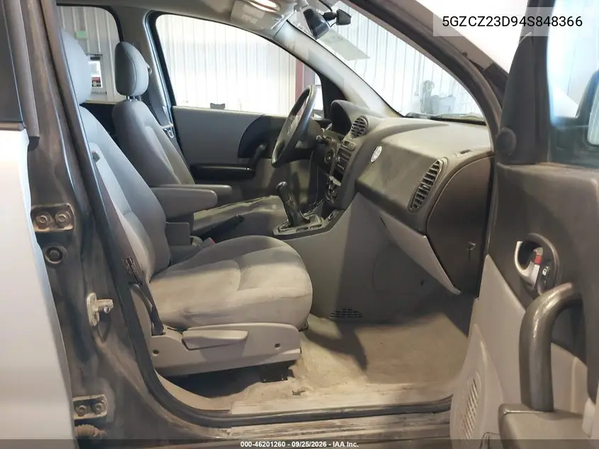 2004 SATURN VUE VIN 5GZCZ23D94S848366 — фото 5