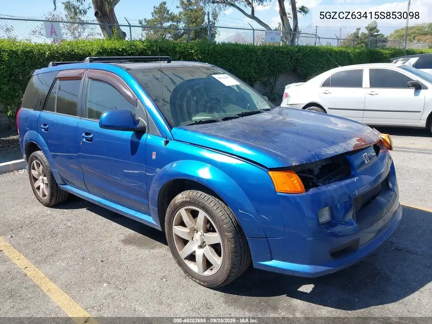SATURN VUE 2005, VIN 5GZCZ63415S853098
