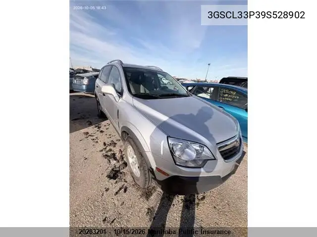 SATURN VUE 2009, VIN 3GSCL33P39S528902