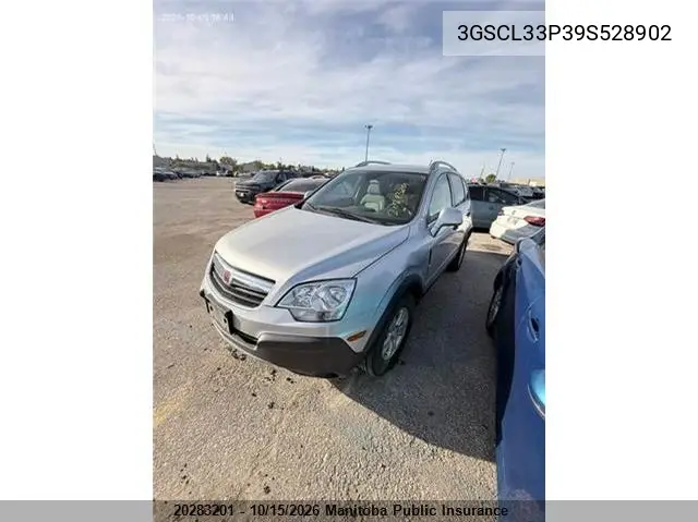 2009 SATURN VUE VIN 3GSCL33P39S528902 — фото 2