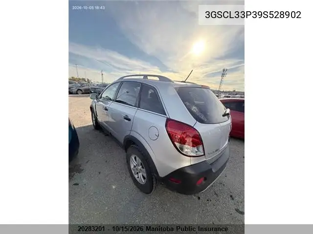 2009 SATURN VUE VIN 3GSCL33P39S528902 — фото 3