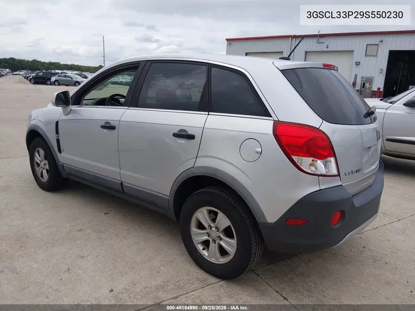 2009 SATURN VUE VIN 3GSCL33P29S550230 — фото 3