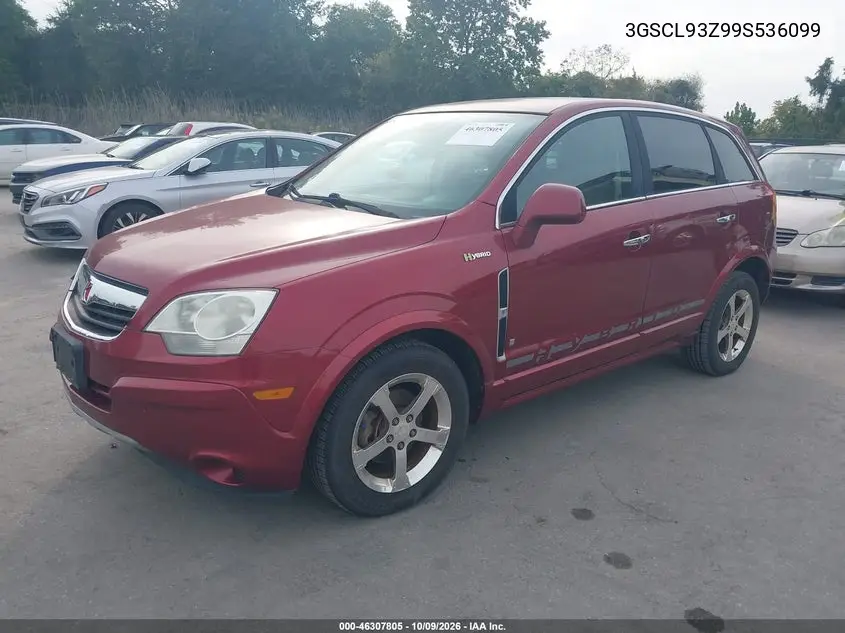 2009 SATURN VUE VIN 3GSCL93Z99S536099 — фото 2