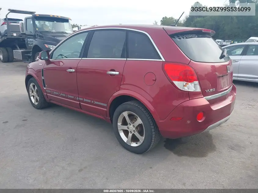 2009 SATURN VUE VIN 3GSCL93Z99S536099 — фото 3