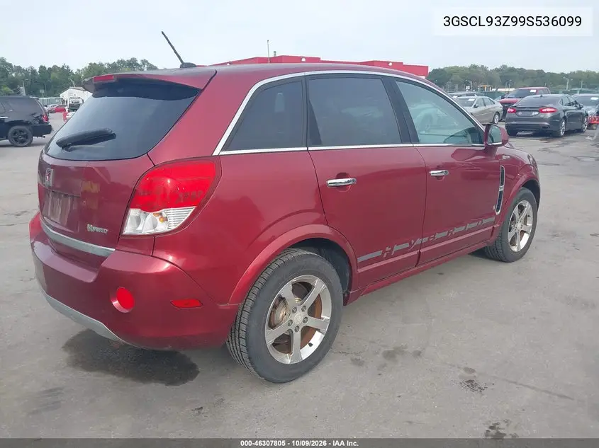 2009 SATURN VUE VIN 3GSCL93Z99S536099 — фото 4