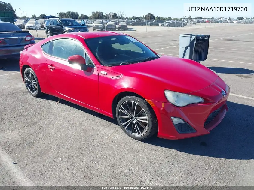 SCION FR-S 2013, VIN JF1ZNAA10D1719700