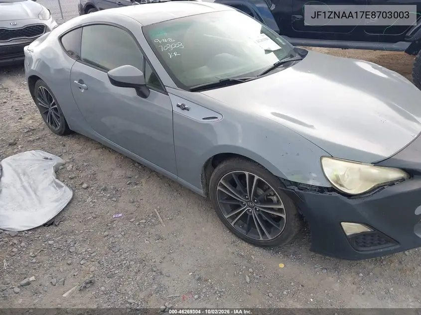 SCION FR-S 2014, VIN JF1ZNAA17E8703003