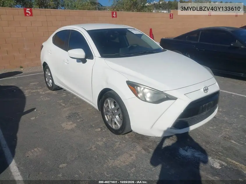 SCION IA 2016, VIN 3MYDLBZV4GY133610