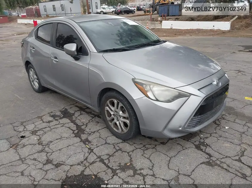 SCION IA 2016, VIN 3MYDLBZV7GY102349