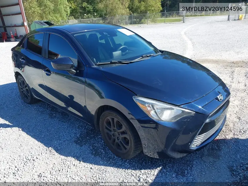 SCION IA 2016, VIN 3MYDLBZV2GY124596