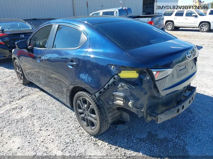 2016 SCION IA VIN 3MYDLBZV2GY124596 — фото 3