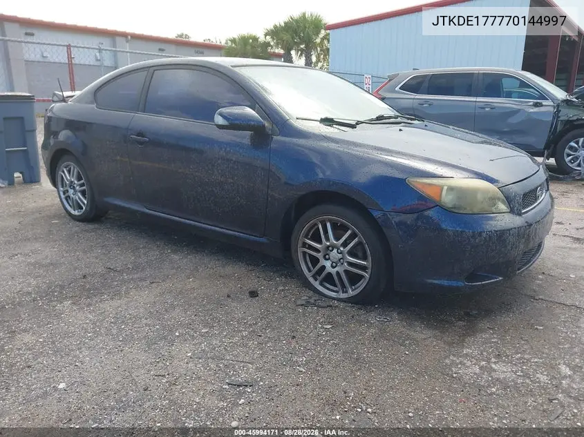 SCION TC 2007, VIN JTKDE177770144997