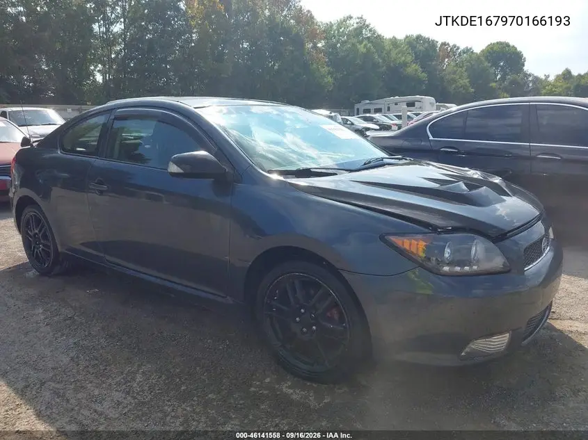 SCION TC 2007, VIN JTKDE167970166193