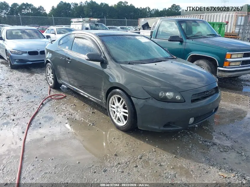 SCION TC 2009, VIN JTKDE167X90287267